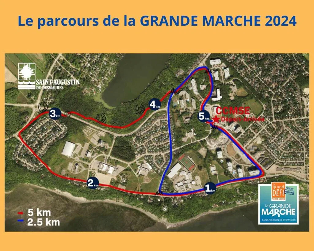 Le parcours de la GRANDE MARCHE 2024